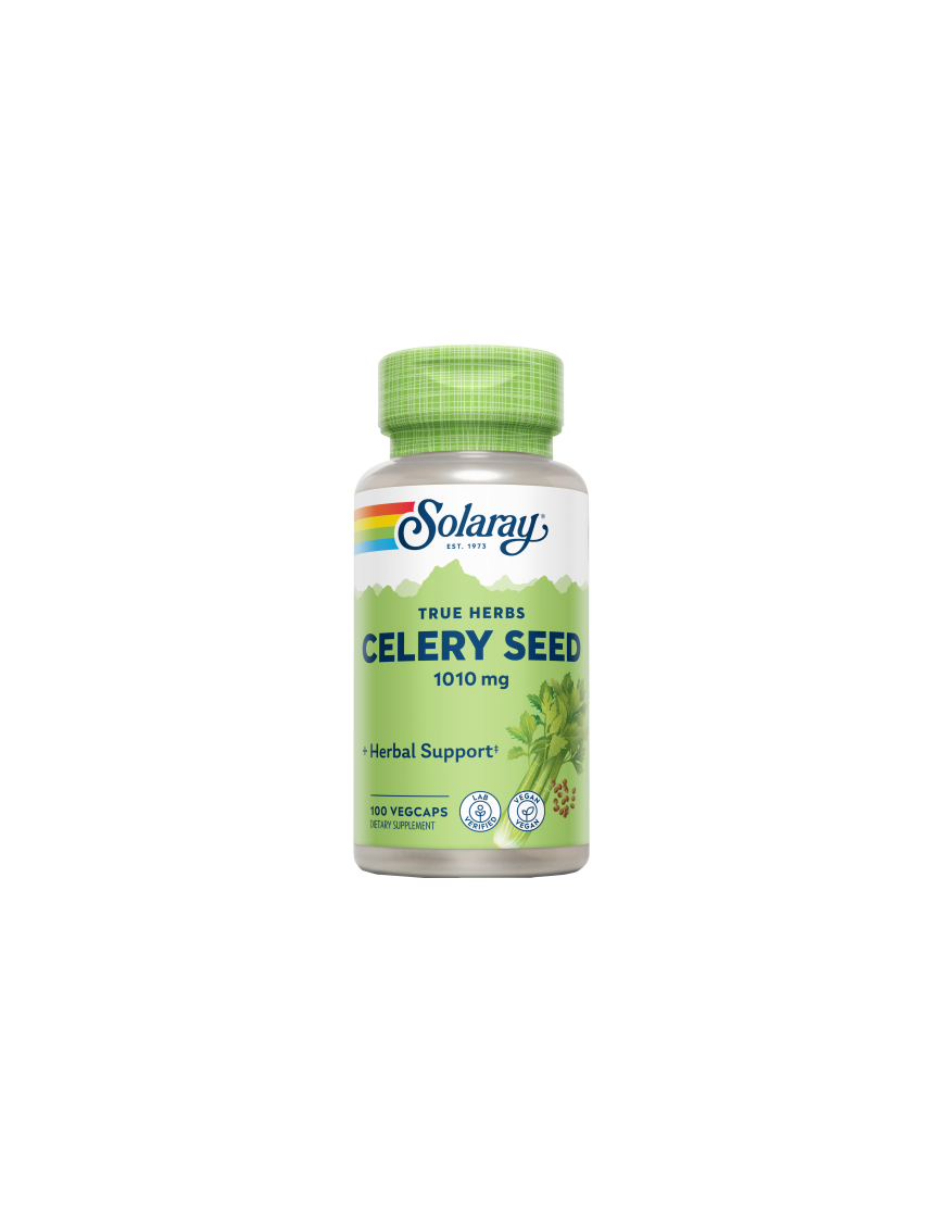 Celery Seed 505mg 100 VegCaps - Solaray