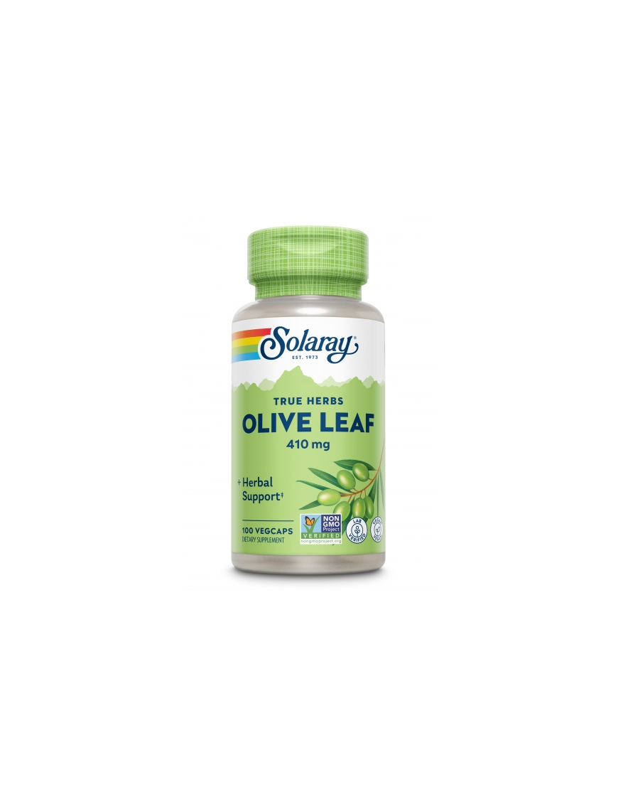 Olive Leaf 410mg 100 VegCaps - Solaray