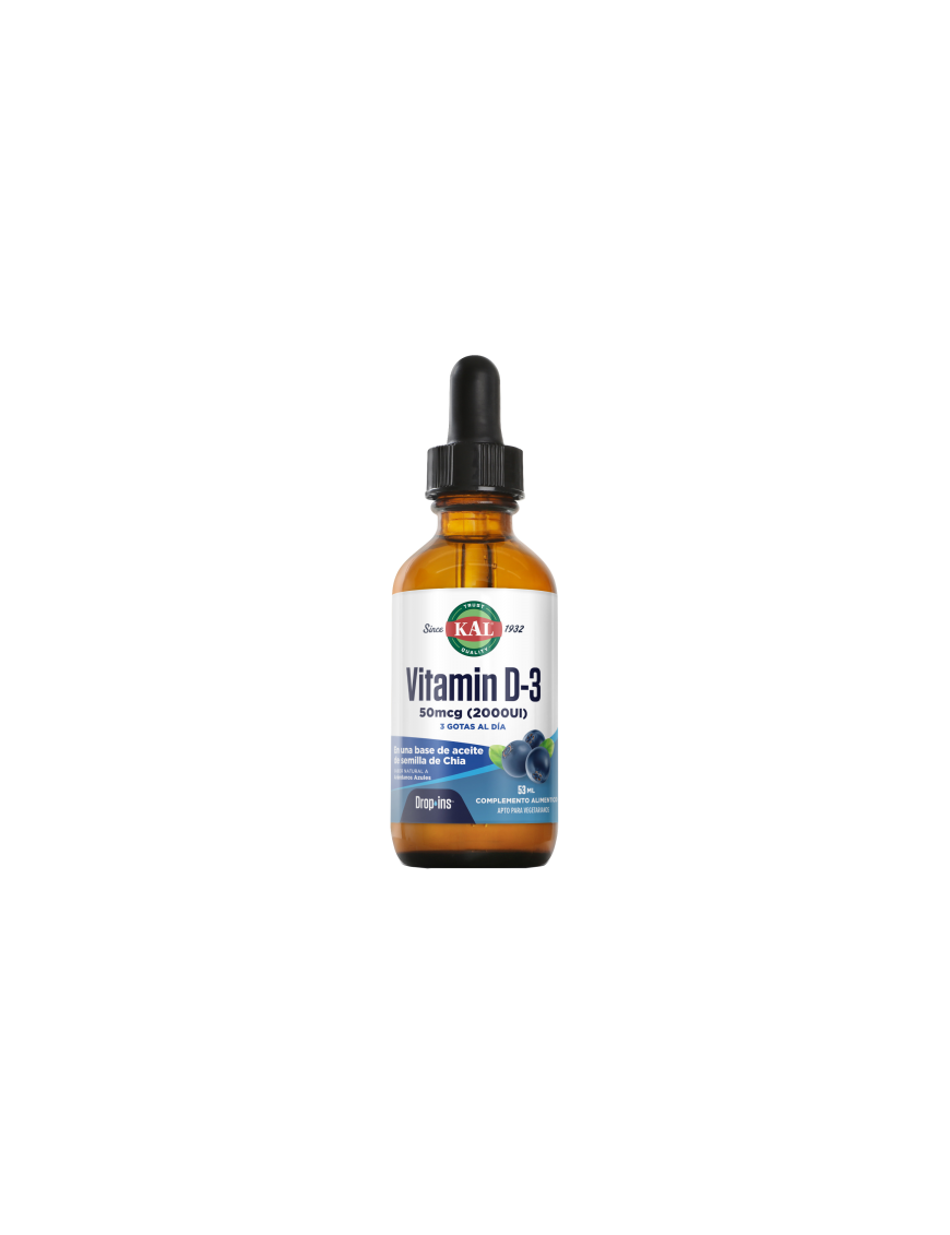 Vitamin D3 gotas 53ml - KAL