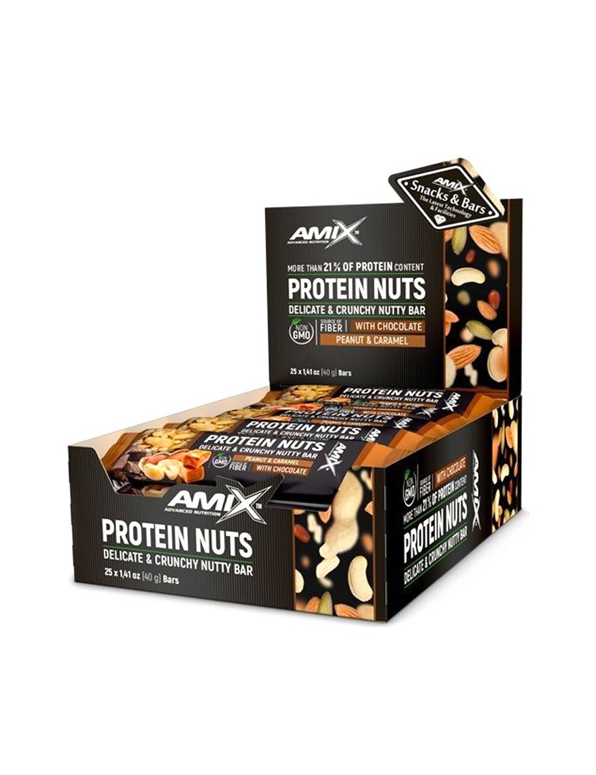 Amix Protein Nuts Bar - Nuts and Fruits 40gr