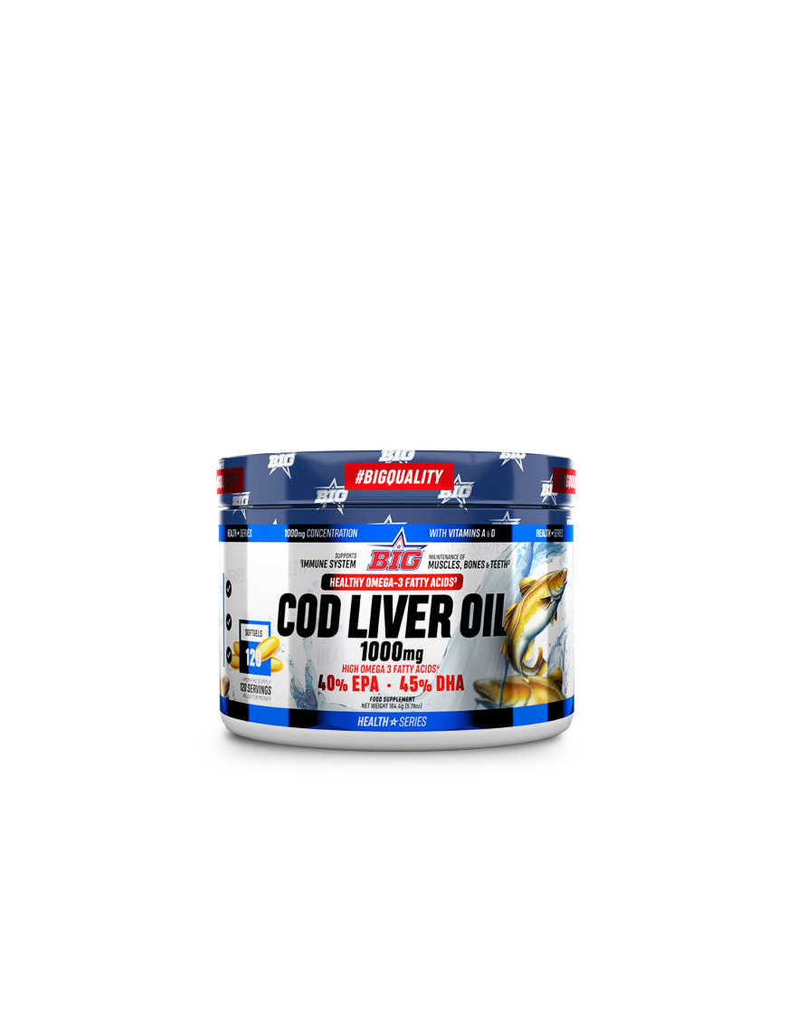 Cod Liver Oil 1000mg 120 Soft - BIG