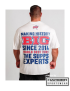 Camiseta Over Big Athlete Blanca - BIG