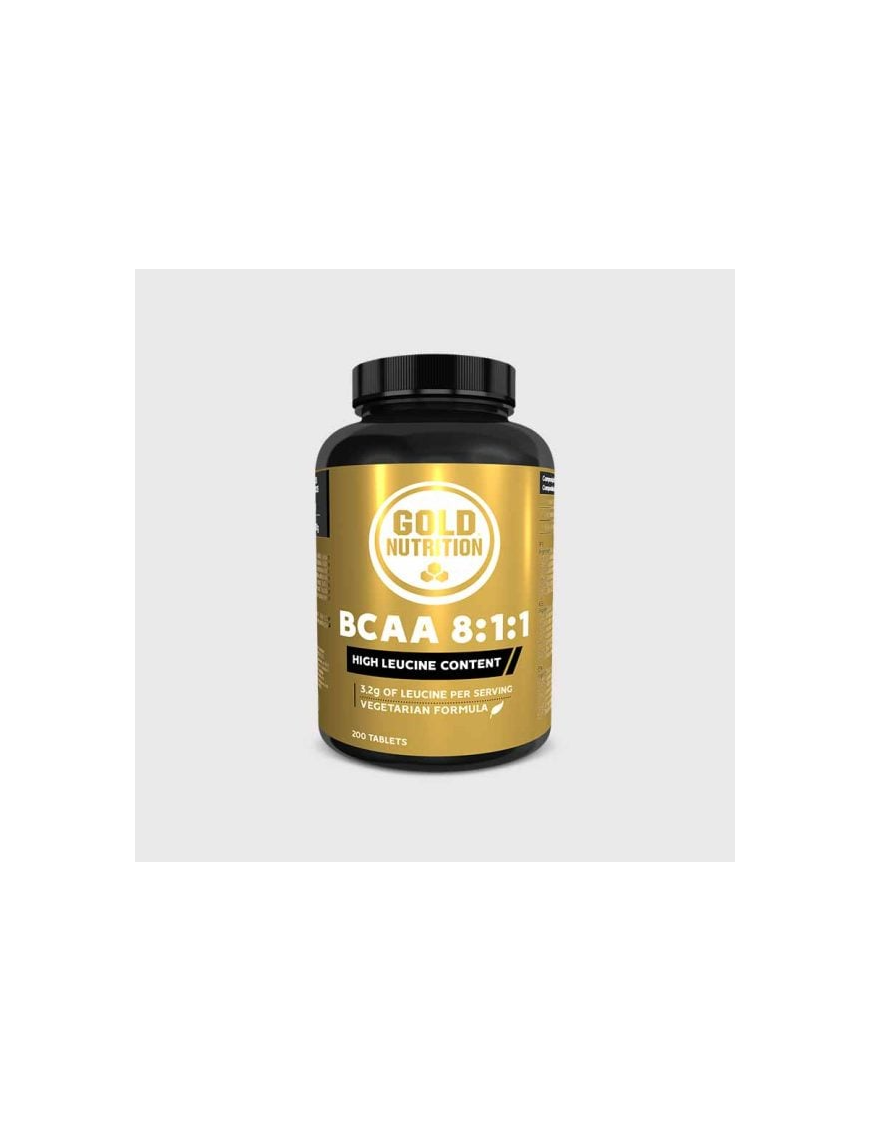 BCAA 8:1:1 200 Tabletas - Gold Nutrition