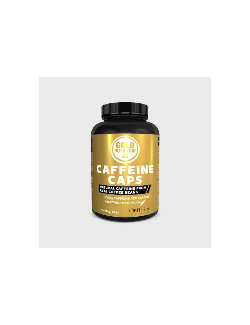 Caffeine 100mg 90 VegCaps -Gold Nutrition