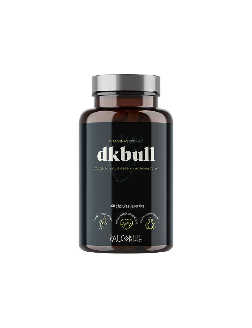 DKbull Vitaminas D3 K2 - 60 Cápsulas - PaleoBull