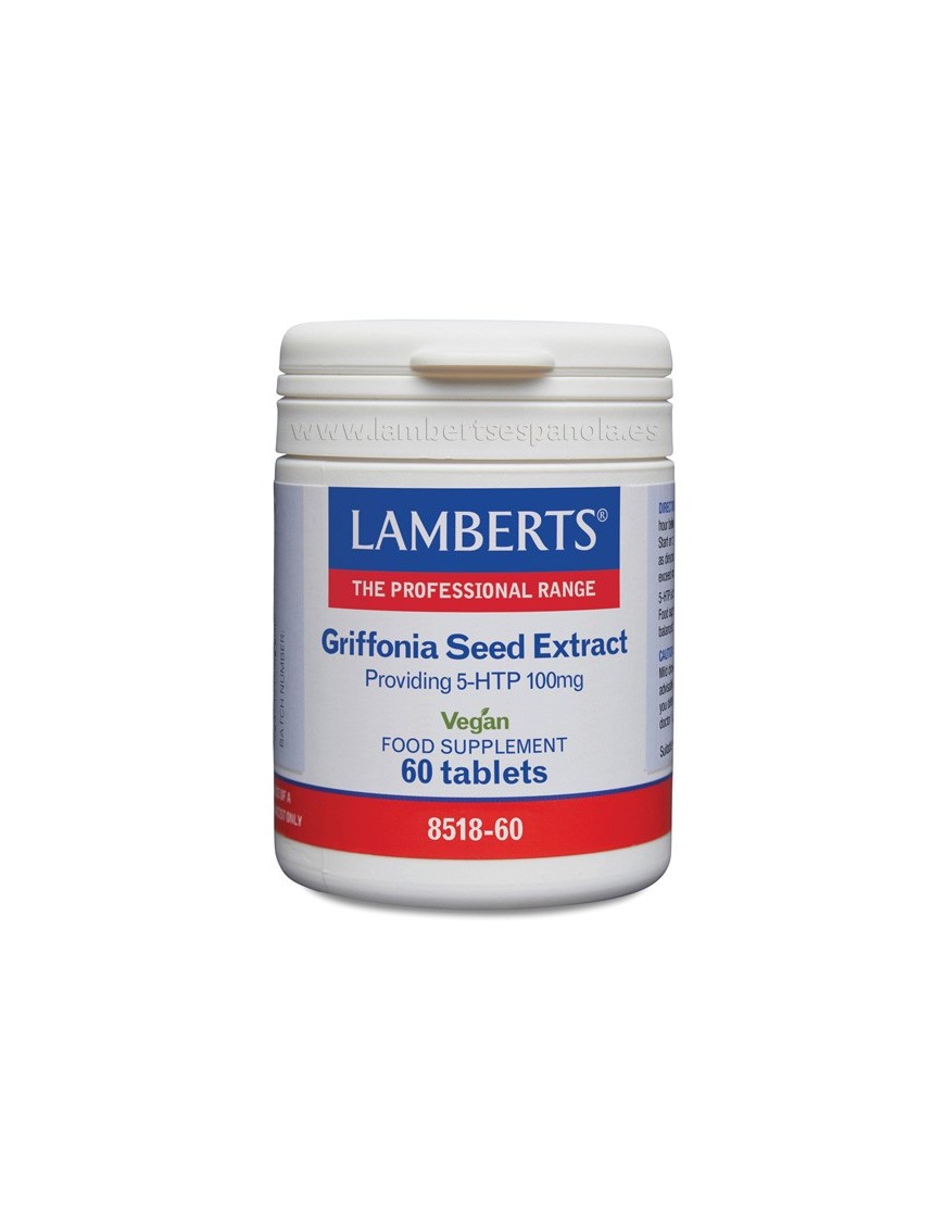 5HTP Extracto de Semillas de Grifonnia 60 Tabletas - Lamberts