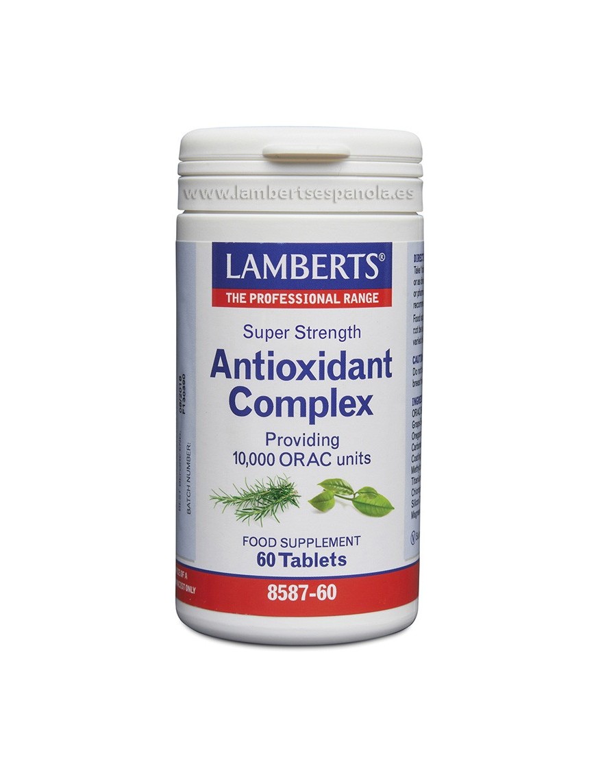 Complejo Antioxidante 60 Tabletas - Lamberts