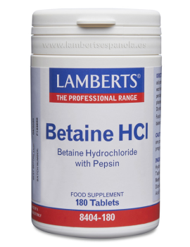 Betaína HCI 324mg 180...