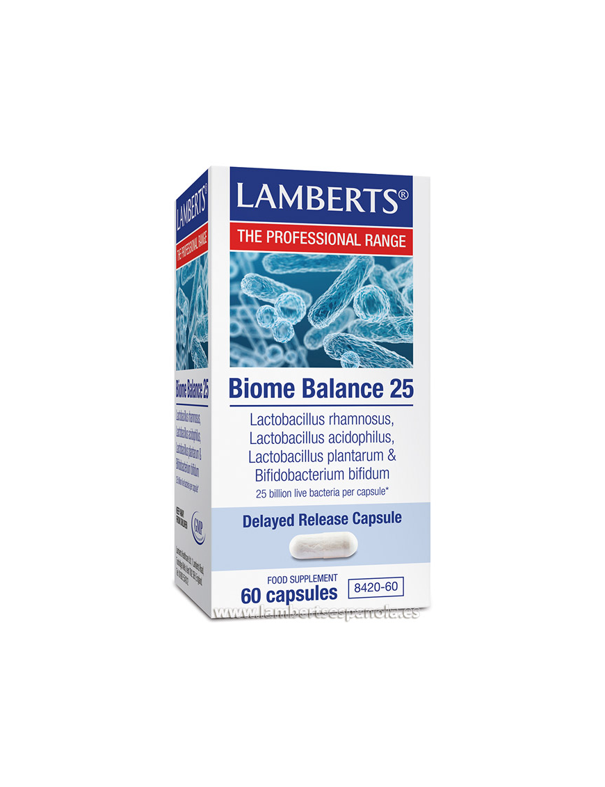 Biome Balance 25 - 60 Cápsulas - Lamberts