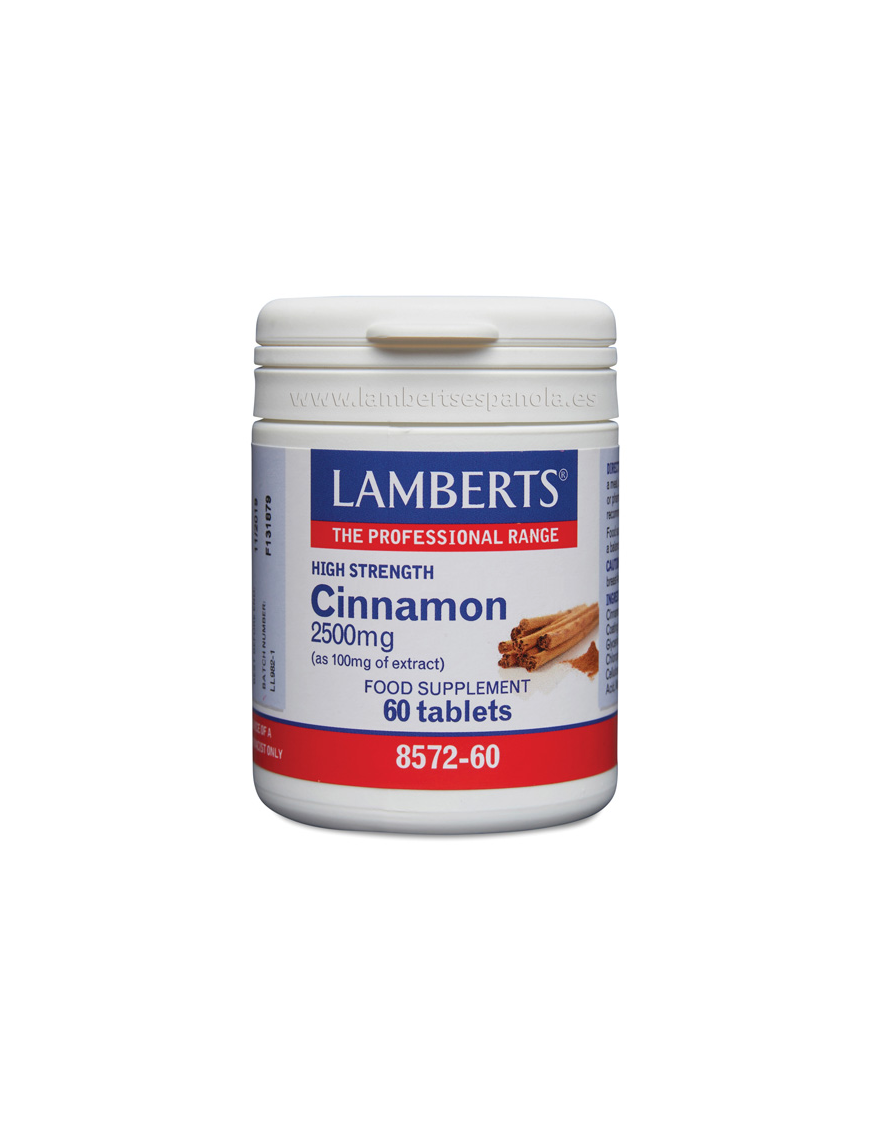 Cinamon 2500mg 60 Tabletas - Lamberts