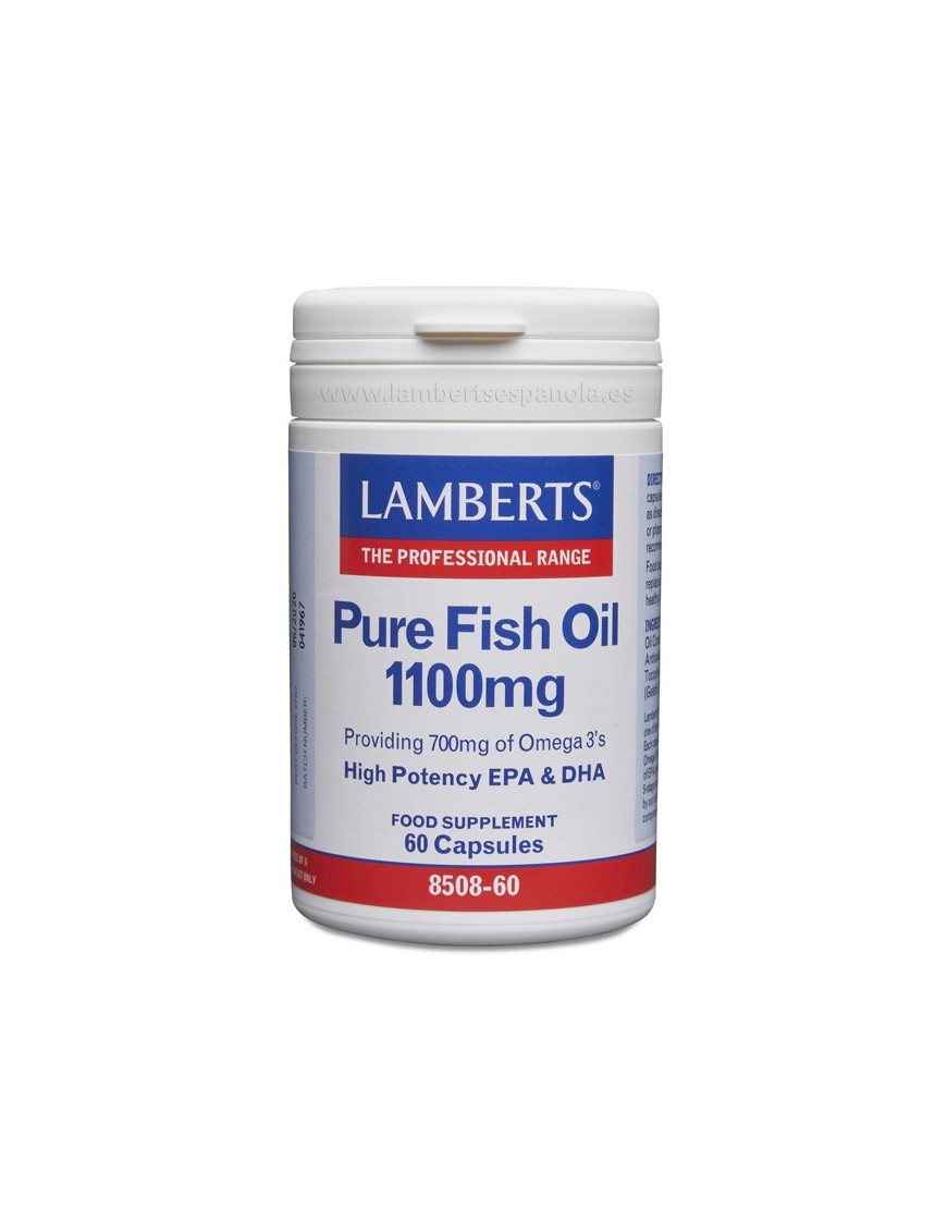 Aceite de Pescado Puro 60 Cápsulas - Lamberts