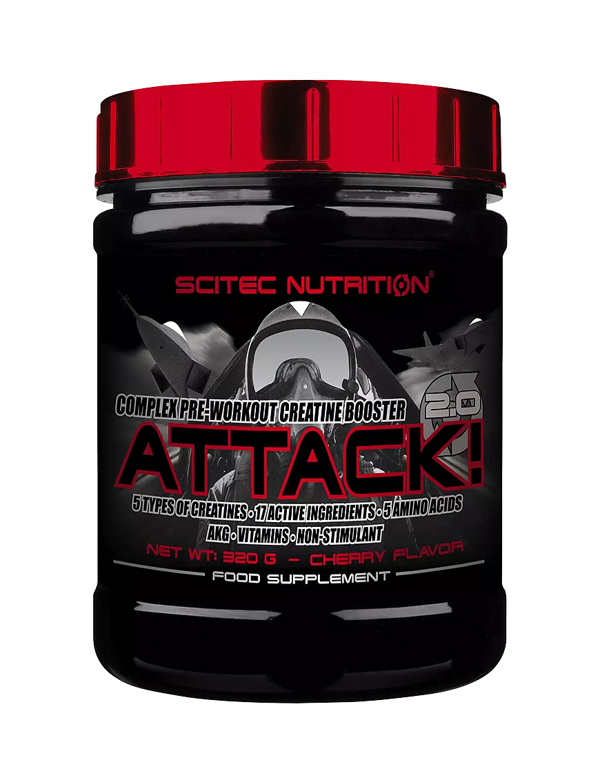 Attack! 2.0 Cereza 320g - Scitec Nutrition