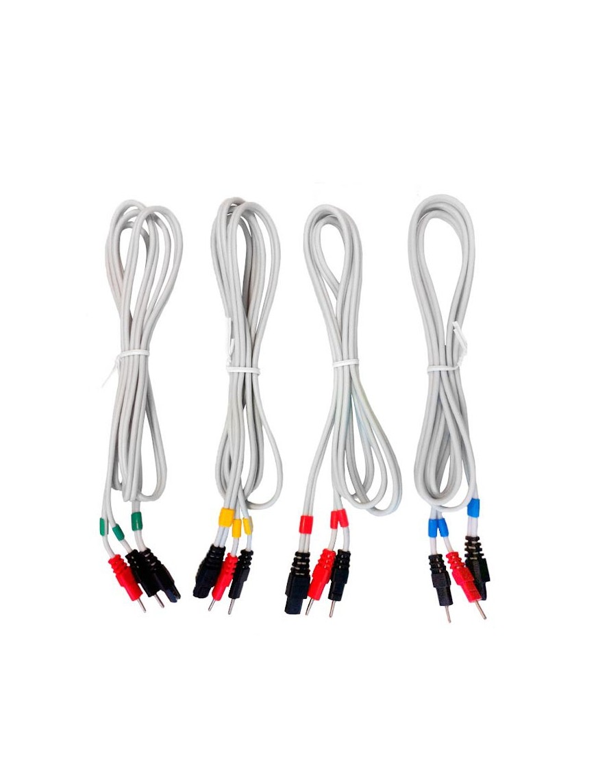 Juegos de 4 Cables 6 Pin - Color Gris