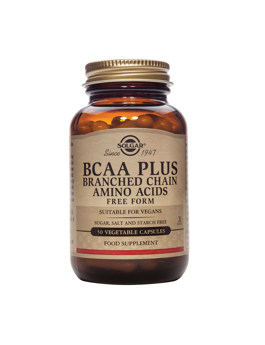 BCAA PLUS 50 Cápsulas Vegetales - Solgar