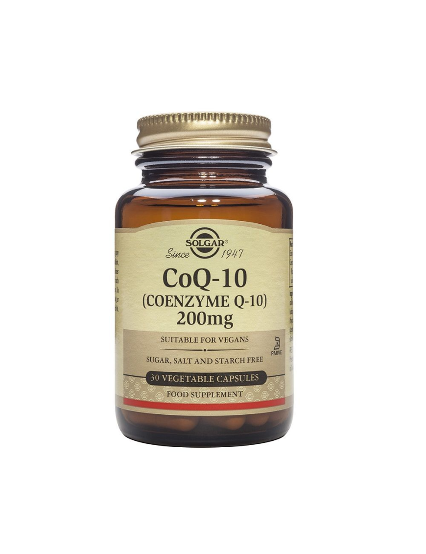 Coenzima Q-10 200mg 30 Cápsulas Vegetales - Solgar