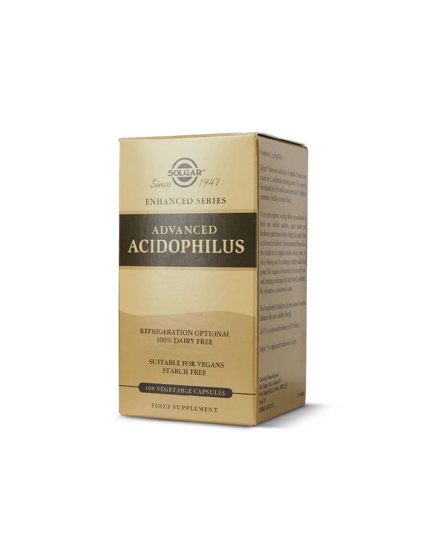 Advanced Acidophilus 100 VegCaps - Solgar