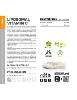 Liposomal Vitamin C 60 VegeCaps - VitoBest