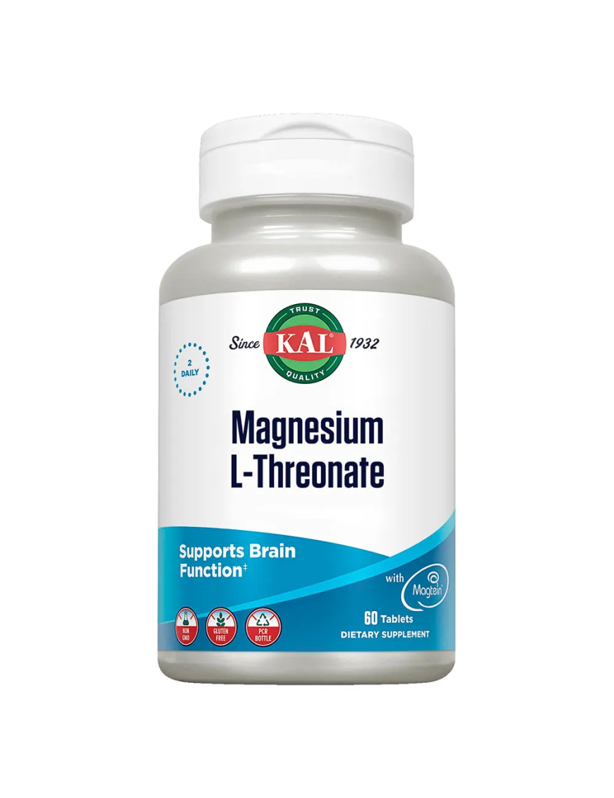 Magnesium L-Threonate 60 Comprimidos - Kal