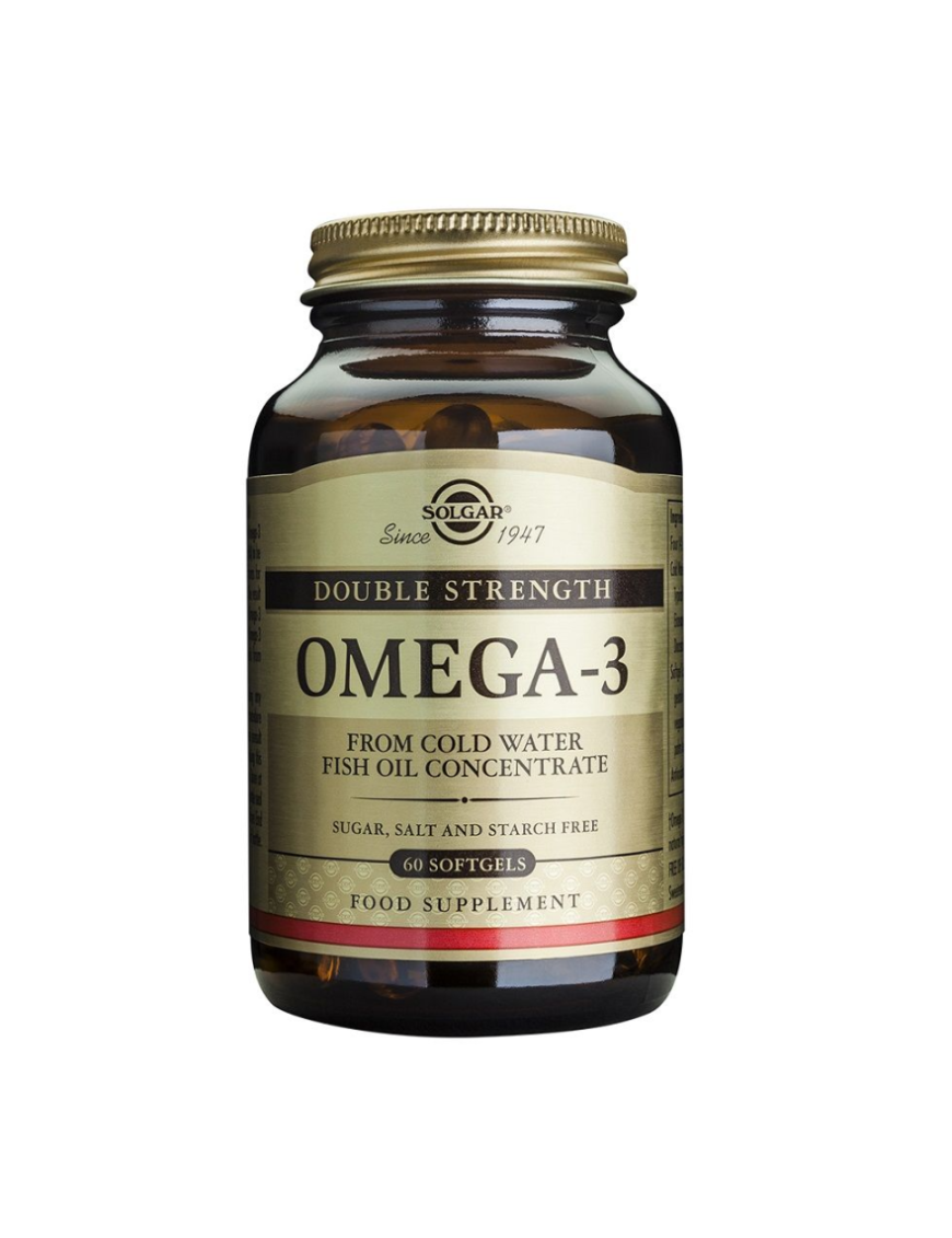 Omega 3 Doble Concentración  60 Cápsulas Blandas - Solgar