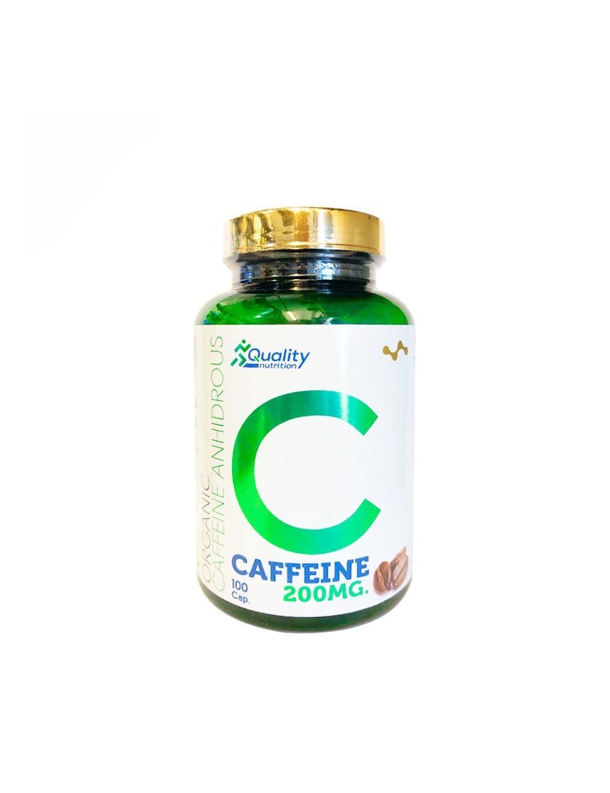 Cafeína Anhidra 100 cápsulas - Quality Nutrition