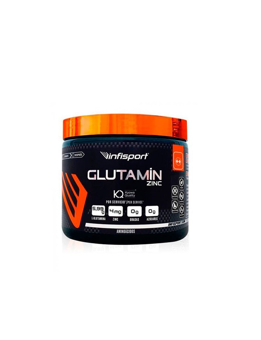 Vegan Glutamina + Zinc 300gr - InfiSport