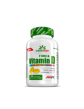 Vitamina D 2500 I.U 90 cápsulas - Amix