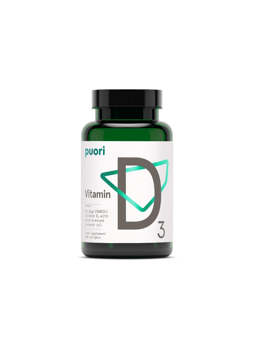 Vitamina D3 120 Cápsulas