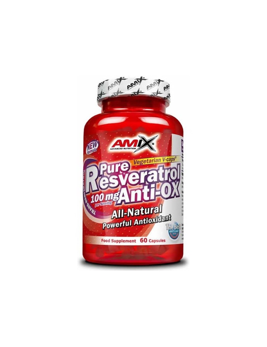 Pure Resveratrol Anti-Ox 60 Cápsulas - Amix