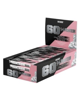 60% Protein Bar Caja 24X45gr - Weider