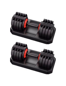 2 Mancuernas Ajustables de 12Kg - RockPull