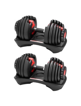 2 Mancuernas Ajustables de 24Kg - RockPull