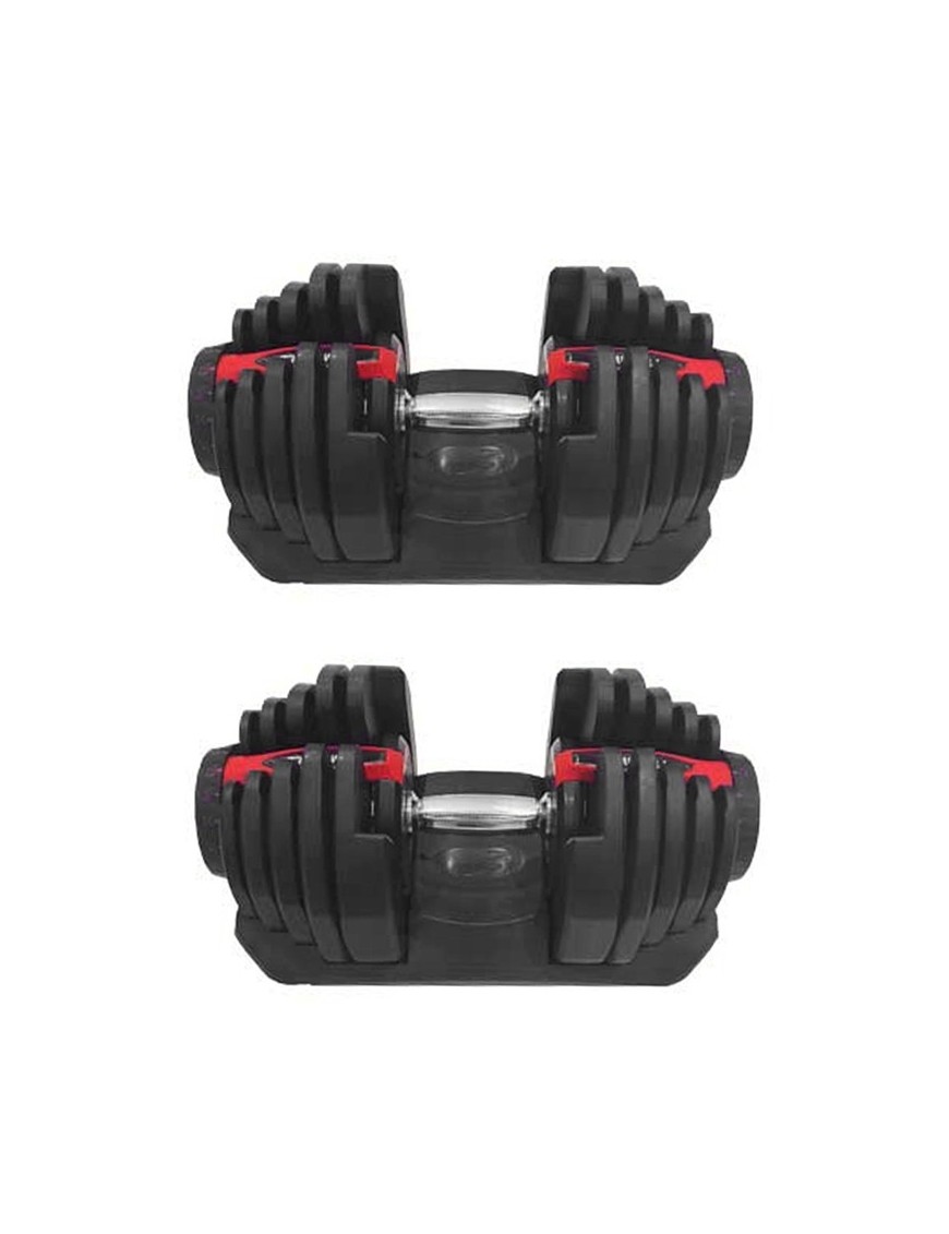 2 Mancuernas Ajustables de 40Kg - RockPull