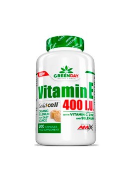 Vitamin E 400 I.U. LIFE+ 200 Cápsulas - Amix