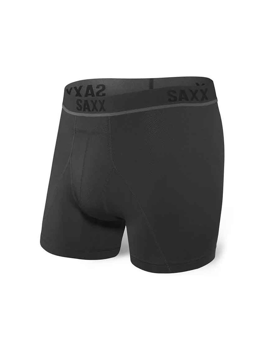 Bóxer SAXX Kinetic HD Brief - Negro/Gris