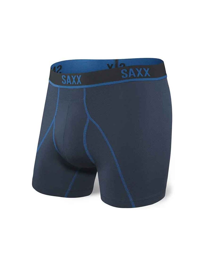 Bóxer SAXX Kinetic HD Brief - Azul/Negro