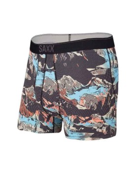 Bóxer SAXX Quest Brief Fly - Estampado Montaña