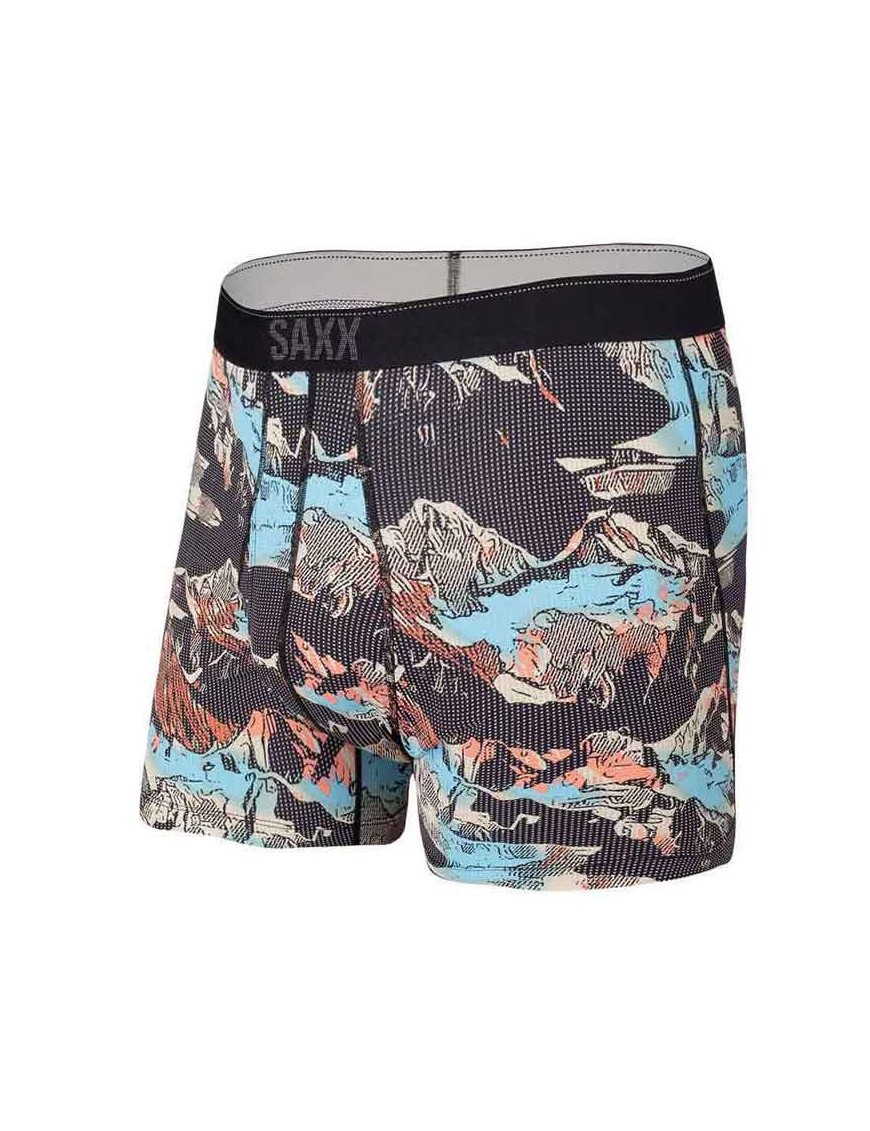 Bóxer SAXX Quest Brief Fly - Estampado Montaña