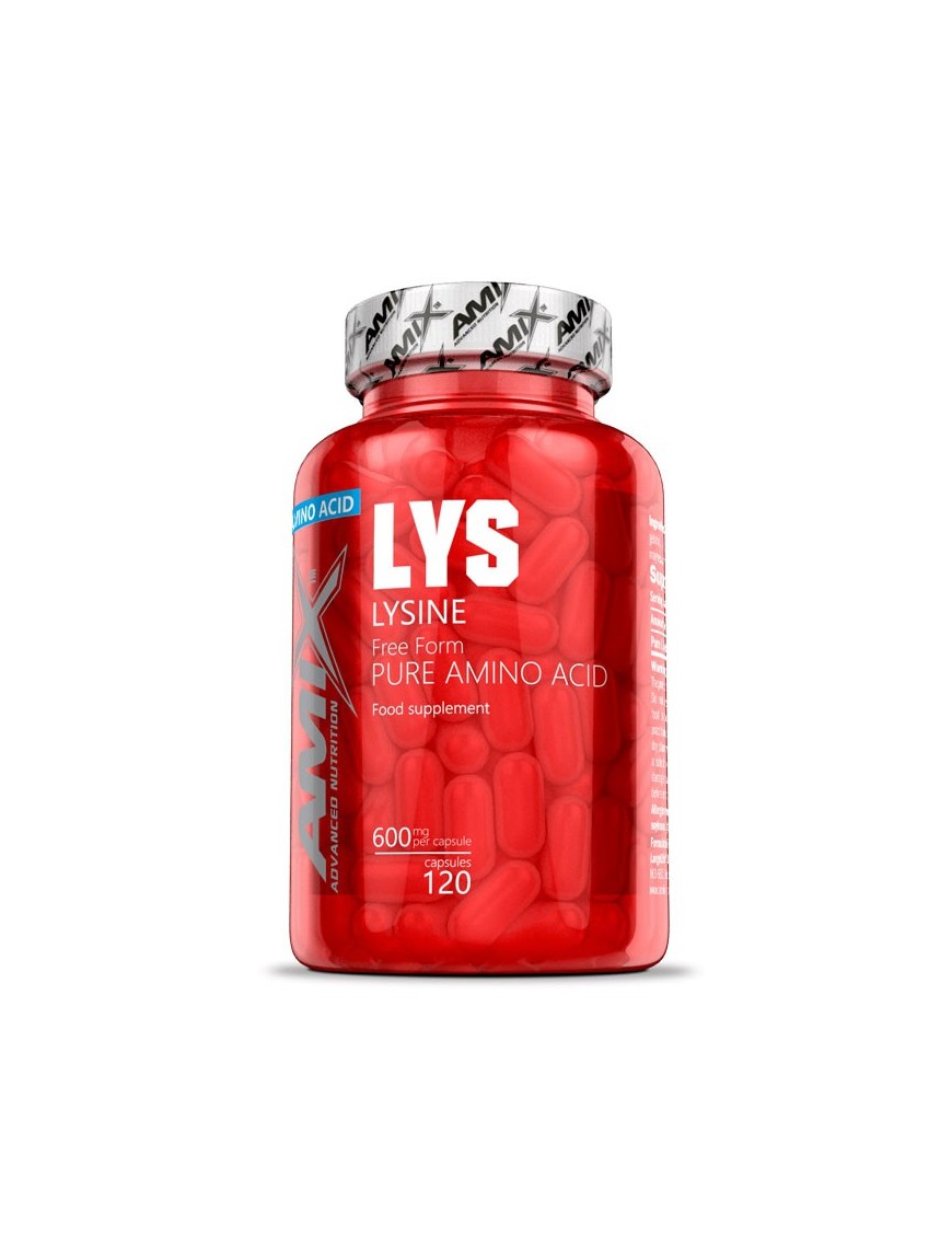 LYS Lysine 600mg 120 Cápsulas - Amix