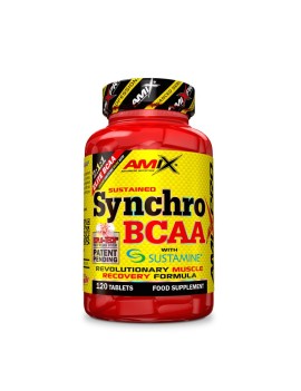 Synchro BCAA Plus Sustamine 120 Tabletas - Amix