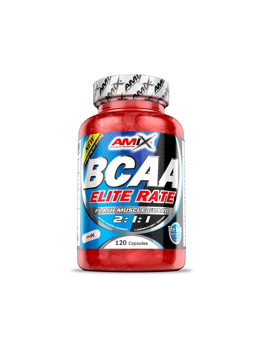 BCAA Elite Rate 120 Cápsulas - Amix