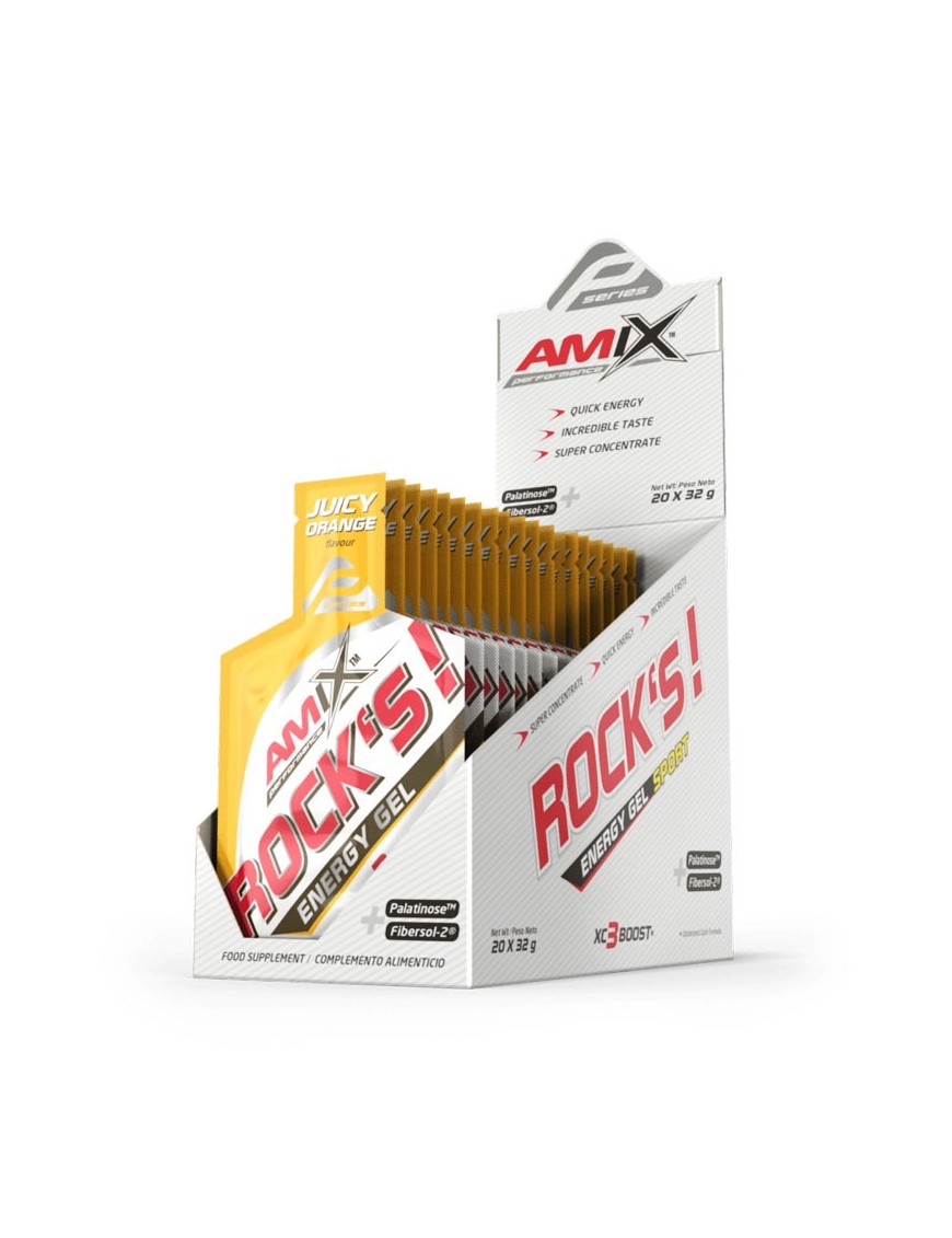 Rock´s Gel sin cafeína 20x32gr - Amix