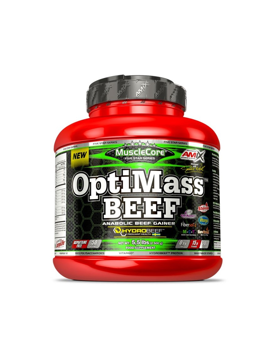 Optimass Beef Gainer 2500gr - Amix