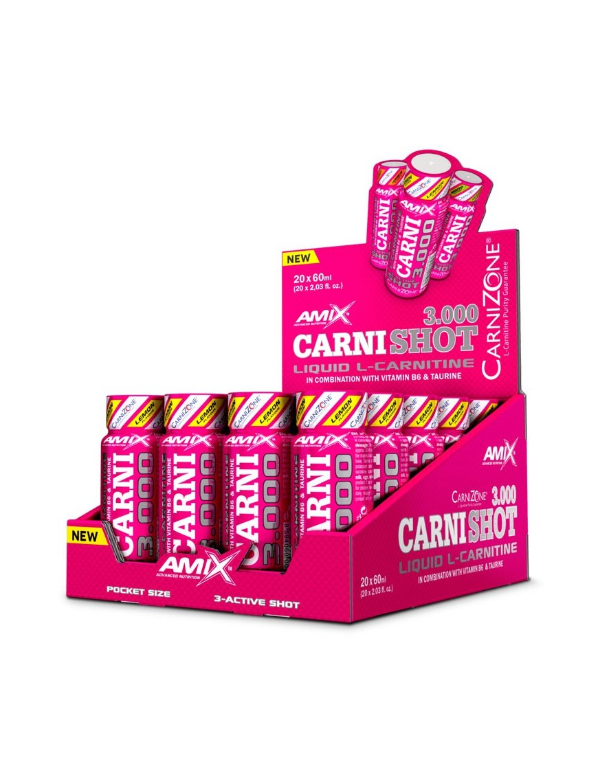 CarniShot 3000mg Caja de 20x60ml - Amix