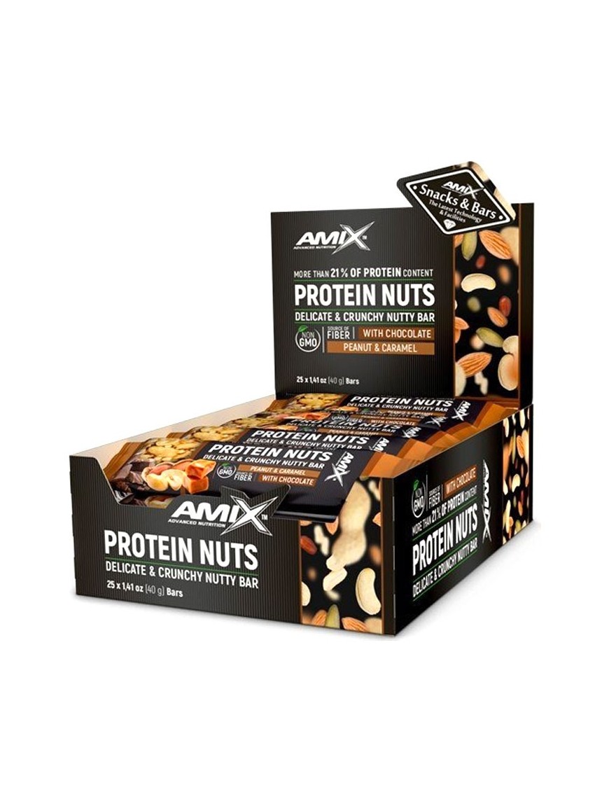 Protein Nuts Bar 25x40gr - Amix