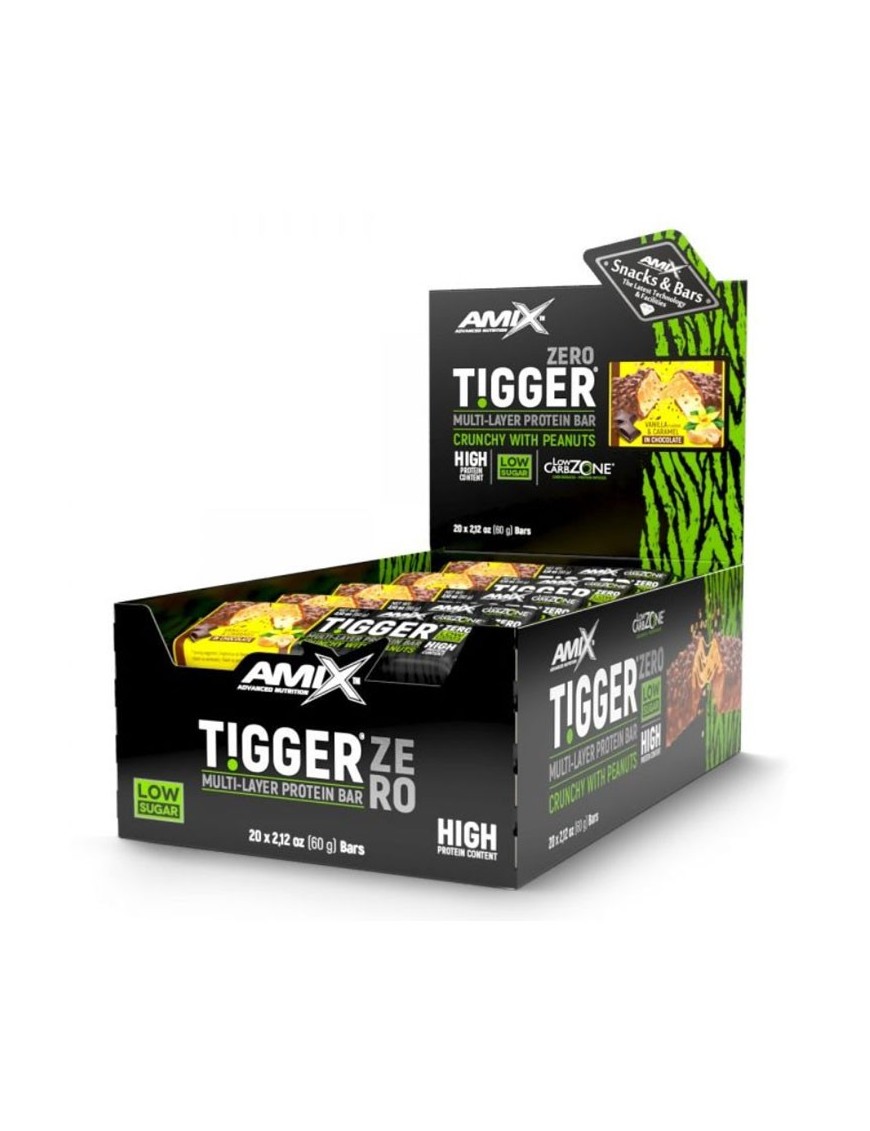 Tigger Zero Protein Bar 20x60gr - Amix