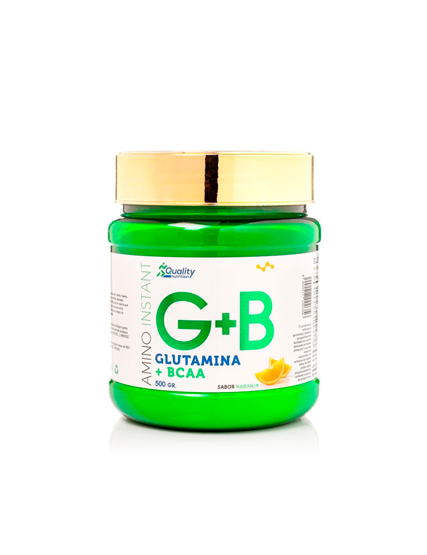 Glutamina y Bcaa 500gr - Quality Nutrition