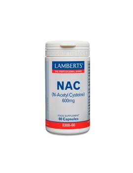 NAC (N-Acetil Cisteína) 600mg 60 cápsulas