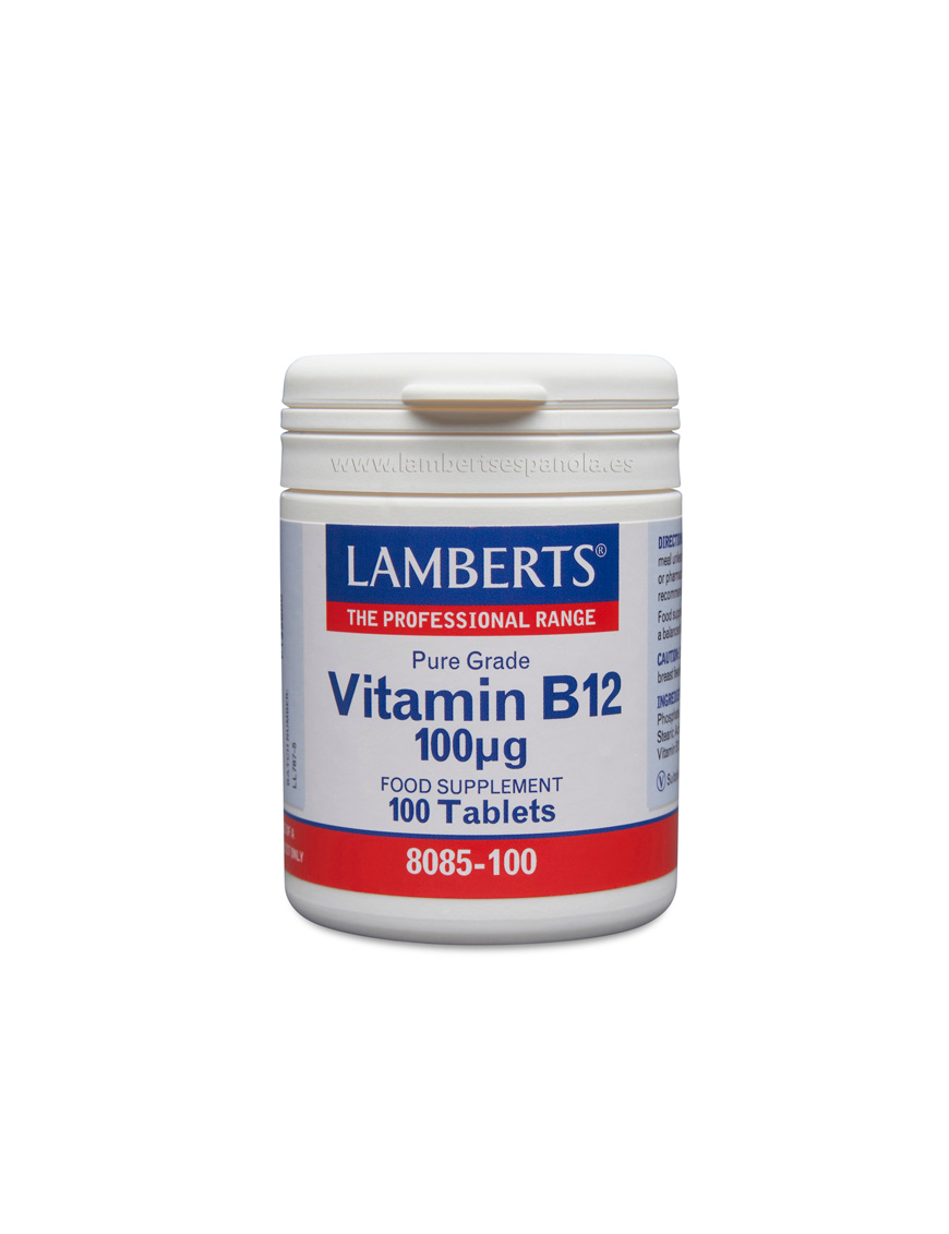 Vitamina B12 100 mcg 100 tabletas