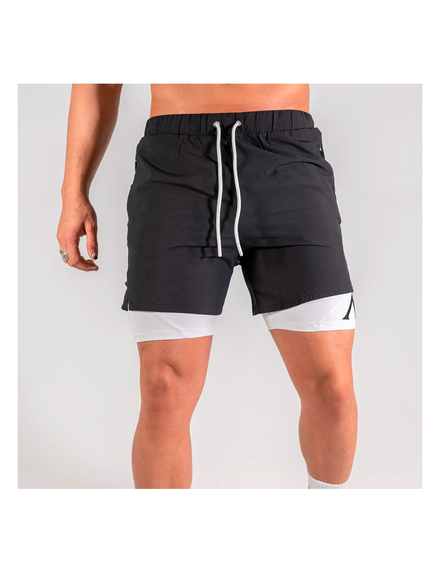 Performance Short - Black/White