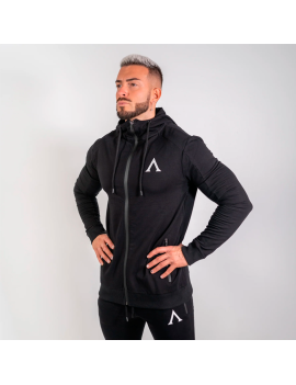 Premium Zip Hoodie - Black